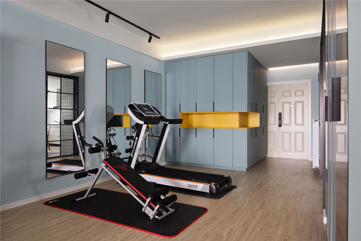 广州装修公司北欧风格室内装修效果图-健身房 广州装修公司北欧风格室内装修效果图-健身房