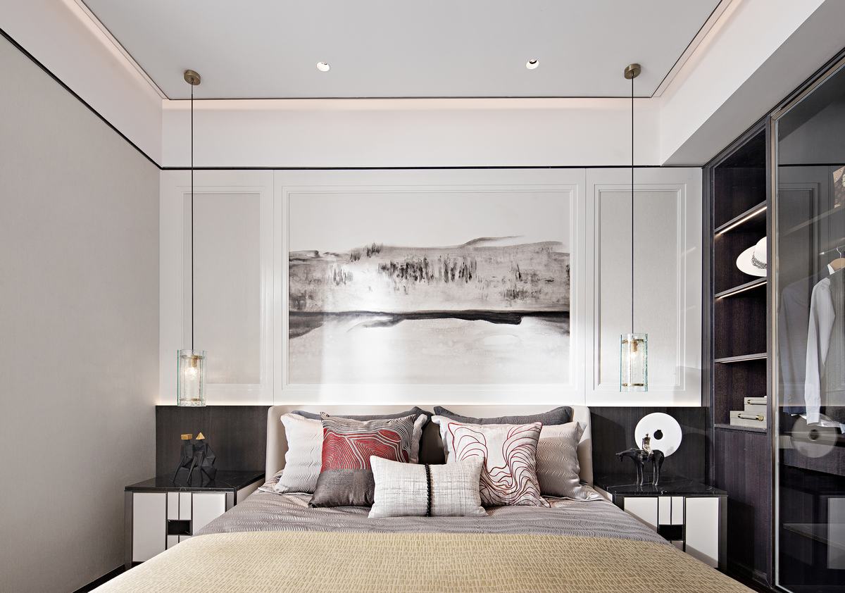 新中式风格室内设计家装案例-卧室 新中式风格室内设计家装案例-卧室