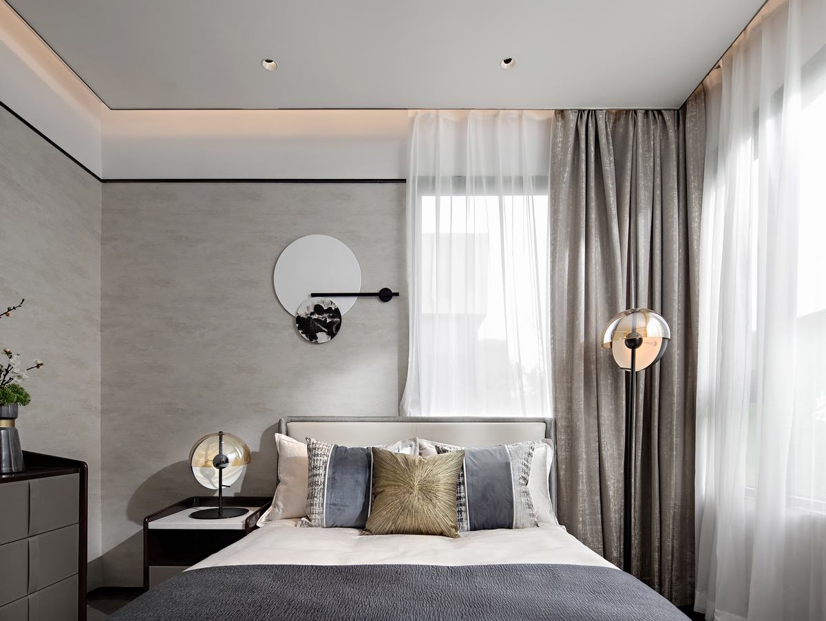 新中式风格室内设计家装案例-次卧 新中式风格室内设计家装案例-次卧