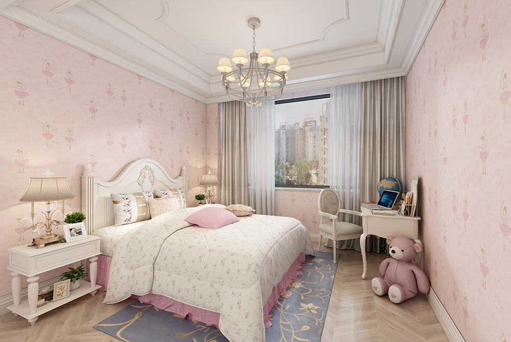 新中式风格室内装修设计效果图-博澳城复式235平米-室内儿童房装修设计 新中式风格室内装修设计效果图-博澳城复式235平米-室内儿童房装修设计