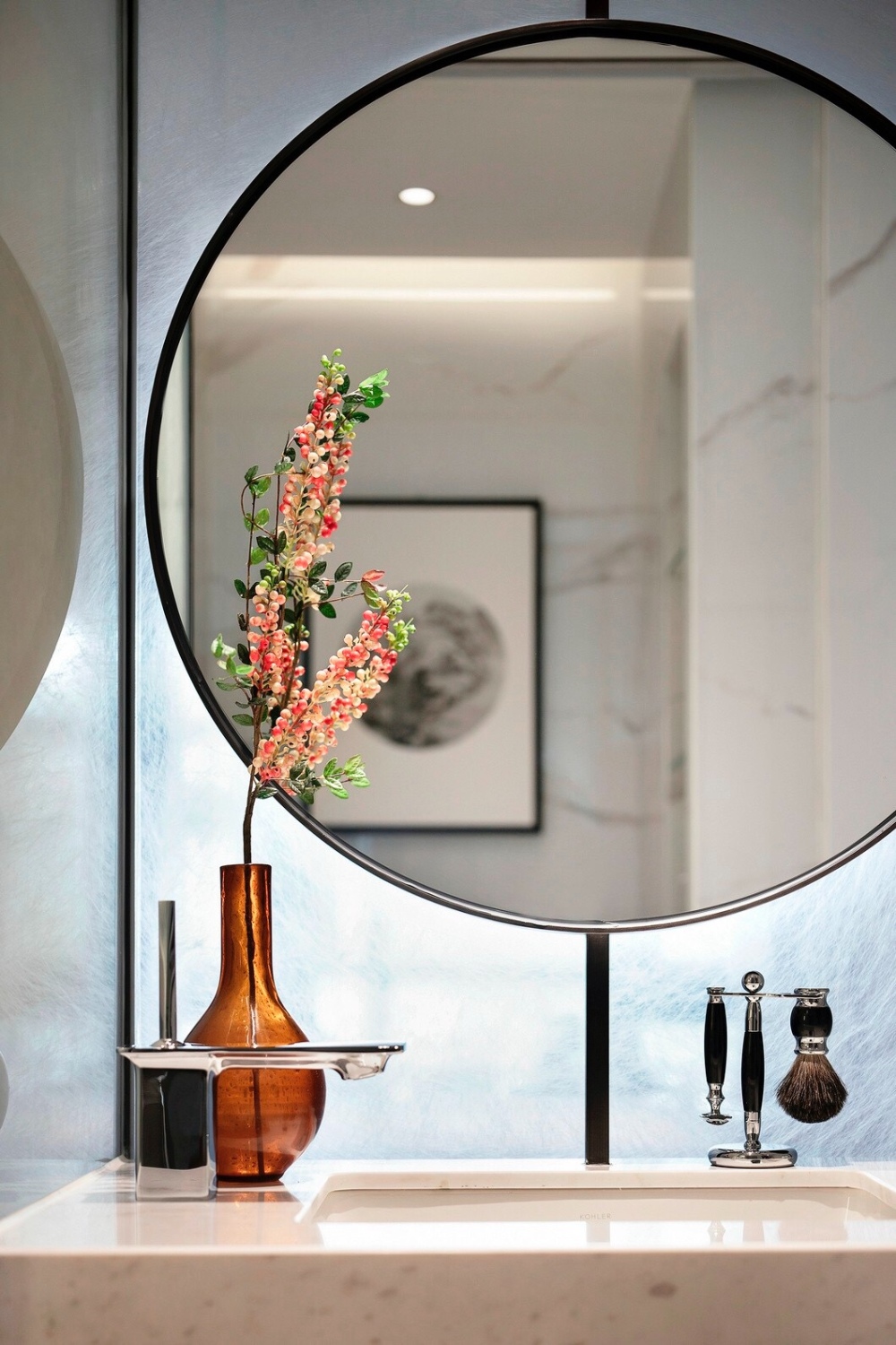 新中式风格室内设计家装案例-卫生间 新中式风格室内设计家装案例-卫生间