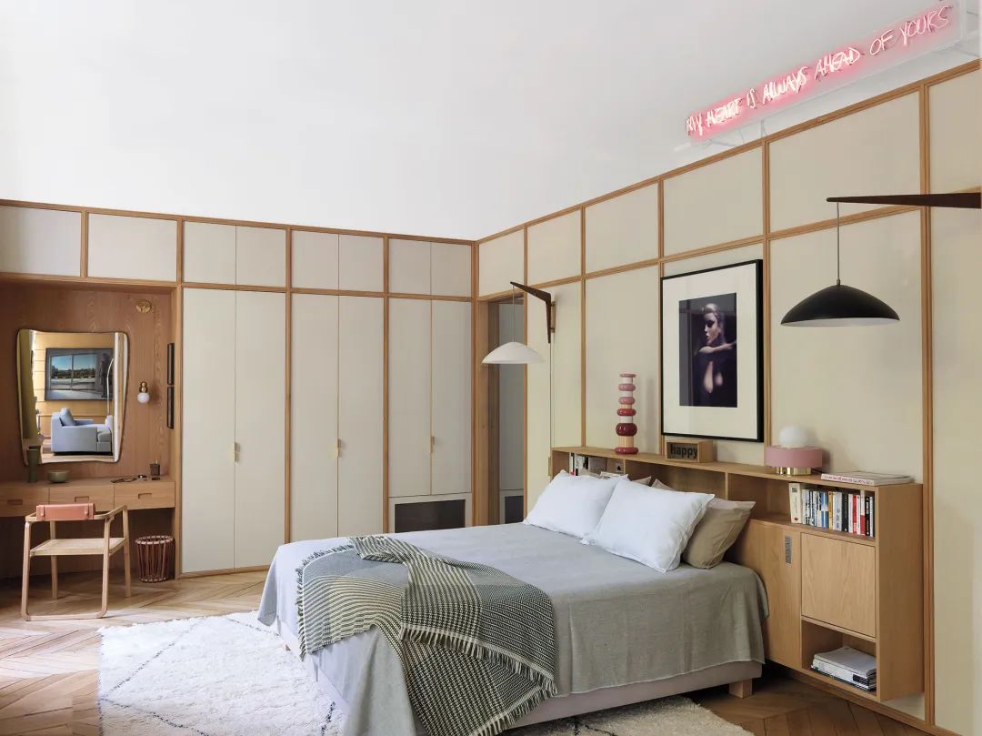 北欧混搭风格家装设计室内装修效果图-主卧 北欧混搭风格家装设计室内装修效果图-主卧